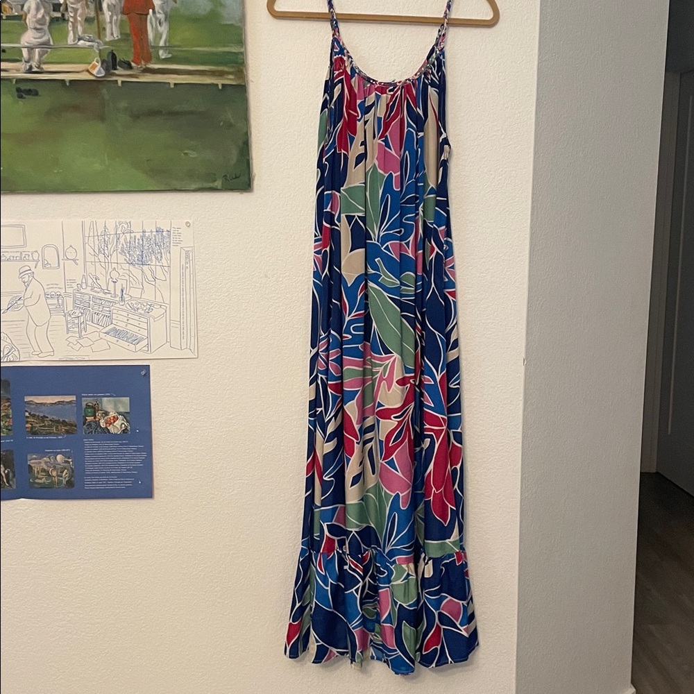 Colorful Floral Maxi Dress